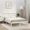 Image de VIDAXL Cadre de lit sans matelas - Blanc 180x200 cm bois massif