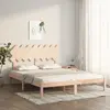 Image de vidaXL Cadre de lit bois massif 160x200 cm