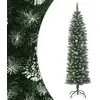 Image de vidaXL Arbre de Noël artificiel mince avec support - 150 cm
