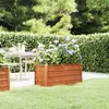 Image de vidaXL Lit surélevé jardin Rouillé Acier corten