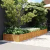 Image de vidaXL Lit surélevé de jardin acier corten