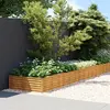 Image de VidaXL Lit de jardin Corten - 1150x100x36 cm