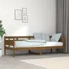 Image de vidaXL Lit de jour 80x200 cm - Bois massif - Marron Miel