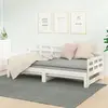 Image de vidaXL Lit Coulissant Bois Blanc