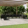 Image de vidaXL Salon de Jardin 10 pcs - Aluminium