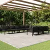 Image de vidaXL Salon de jardin 10 pcs aluminium