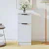 Image de VidaXL Buffet blanc 30x30x70 cm