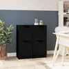 Image de VIDAXL Buffets 2 pcs noir 30x30x70 cm