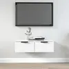 Image de vidaXL Armoire murale blanc 68x30x20 cm bois d'ingénierie