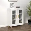Image de vidaXL Buffet blanc 69,5x34x90 cm