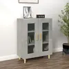 Image de vidaXL Buffet gris béton 69,5x34x90 cm