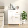 Image de vidaXL Buffet - Blanc brillant