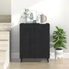 Image de vidaXL Buffet noir