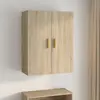 Image de vidaXL Armoire murale suspendue Chêne sonoma 69,5x34x90 cm
