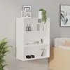 Image de vidaXL Armoire murale Blanc 69,5x32,5x90 cm