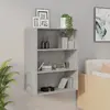 Image de VIDAXL Armoire murale suspendue Gris béton