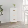 Image de vidaXL Buffet blanc 34,5x34x90 cm bois d'ingénierie