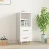 Image de vidaXL Buffet 90 cm - Blanc