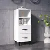 Image de vidaXL Buffet Blanc 34,5x34x90 cm