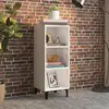 Image de VIDAXL Buffet - Blanc brillant
