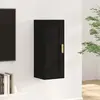 Image de vidaXL Armoire murale Noir 35x34x90 cm Bois d'ingénierie