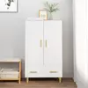 Image de vidaXL Buffet haut Blanc