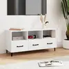 Image de vidaXL Meuble TV Blanc