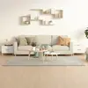 Image de vidaXL Tables basses 2 pcs blanc