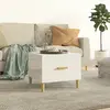 Image de vidaXL Table basse 50x50 cm - Blanc brillant