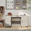 Image de Vidaxl Bureau - Gris béton