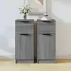 Image de vidaXL Buffets 2 pcs - Sonoma gris