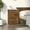 Image de VIDAXL Table de chevet - Chêne fumé