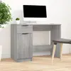 Image de VIDAXL Bureau Sonoma - Gris