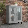 Image de vidaXL Buffet Sonoma Gris 69,5x34x90 cm