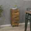 Image de vidaXL Buffet - Chêne fumé