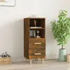 Image de VIDAXL Buffet Chêne Fumé 34,5x34x90