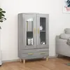Image de vidaXL Buffet Sonoma gris 70x31x115 cm