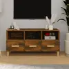 Image de vidaXL Meuble TV chêne fumé