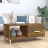 Image de VidaXL Table basse - Chêne fumé