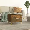 Image de vidaXL Table Basse Chêne Fumé