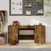 Image de VidaXL Bureau Chêne Fumé