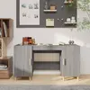 Image de VIDAXL Bureau Sonoma Gris