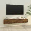 Image de VIDAXL Meubles TV muraux - Chêne fumé