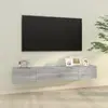 Image de vidaXL Meubles TV muraux 2pcs - Sonoma gris