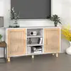 Image de VIDAXL Buffet Blanc 105x30x60 cm