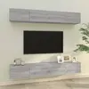 Image de vidaXL 4 pcs Sonoma gris