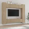 Image de vidaXL Ensemble Meubles TV Mural - Chêne Sonoma - 8 Pièces