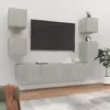 Image de vidaXL Ensemble de meubles TV 6 pcs - Gris béton
