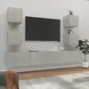 Image de vidaXL Ensemble de meuble TV - Gris béton