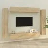 Image de vidaXL Ensemble TV 8 pcs - Chêne sonoma